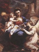CASTELLO, Valerio Holy Family with an Angel fdg oil painting reproduction